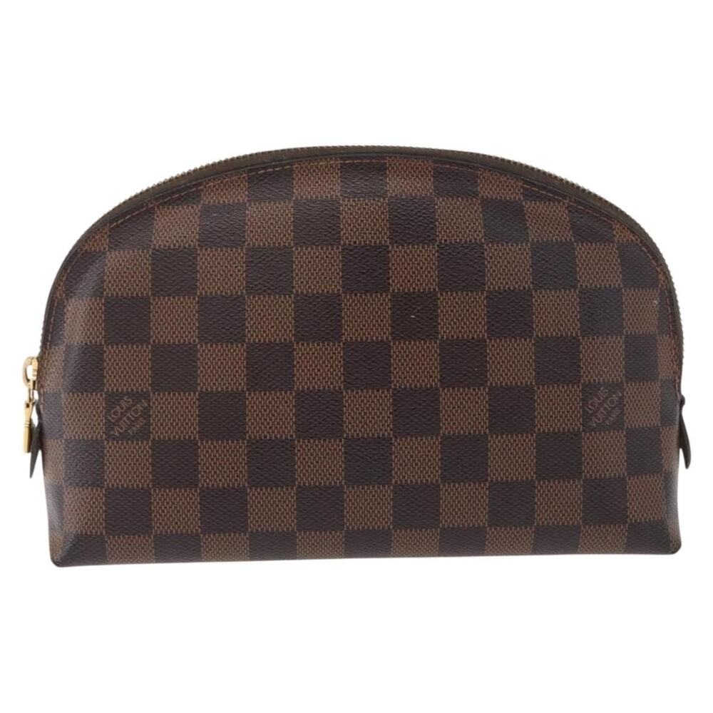 Louis Vuitton Damier Ebene Pochette Cosmetic GM Pouch Brown